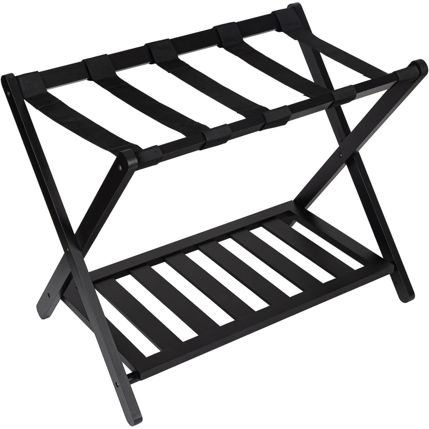 羽俙碧酒店客房行李架酒店行李架楠竹行李柜行李箱收纳架酒店行李