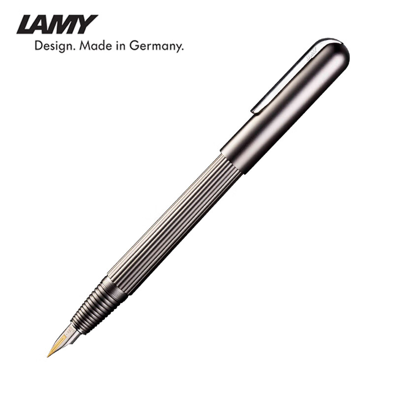 LAMY 凌美 帝国系列EF尖钛金属哑光银色墨水笔 钢笔