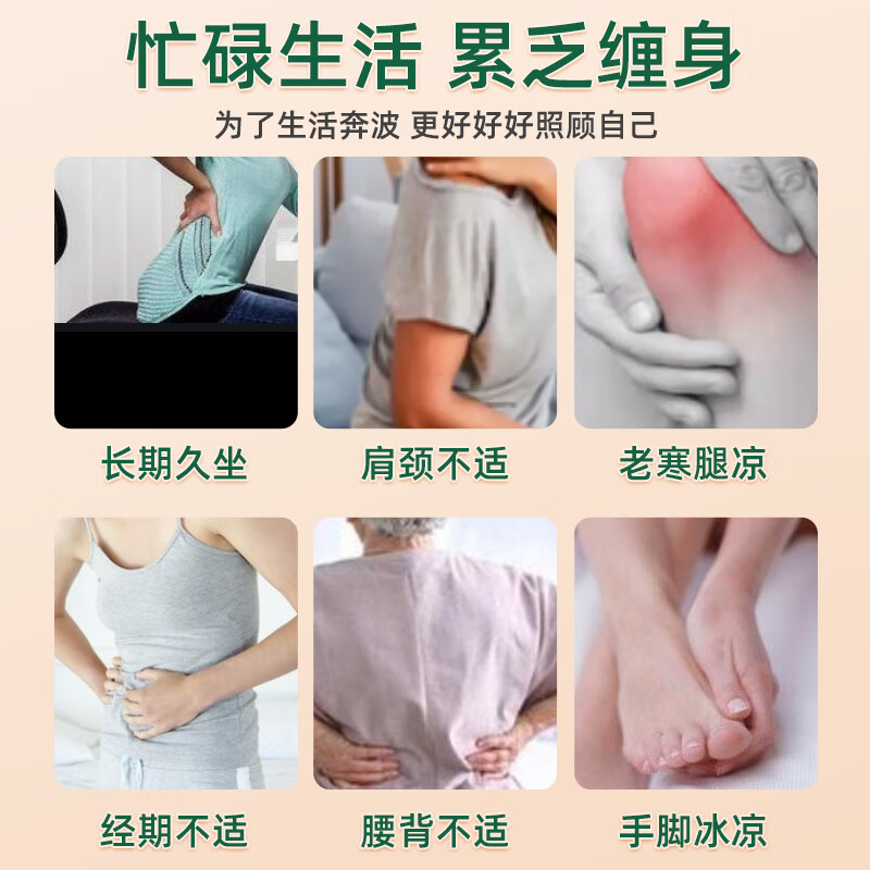 养品堂 艾绒电加热艾灸毯单人电褥子艾绒热敷毯家电热坐灸垫送长辈礼品 三档定时九档控温艾灸毯(青)