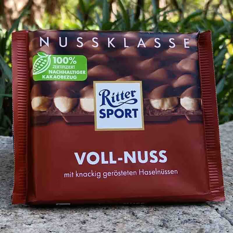 维莱瑞rittersportmarzipanchocolate德国零食小吃瑞特斯波特巧克力