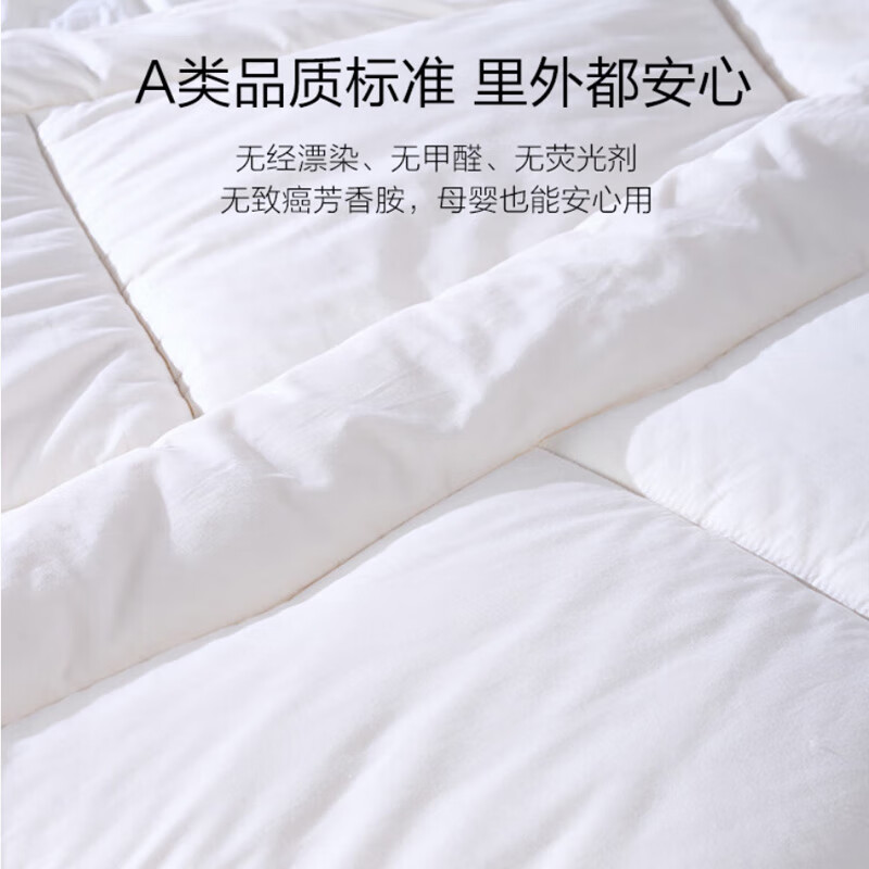 1号会员店100%天然新疆棉花被纯棉被芯冬季厚被保暖无网全棉胎2.0×2.3米8斤