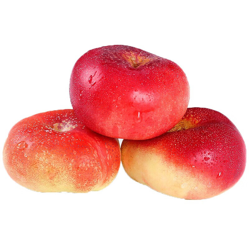 青尊园陕西纽扣油蟠桃新鲜当季水果脆甜桃子小扁桃整箱 1斤装