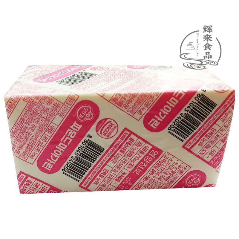 食芳溢整箱韩国奥土基黄油不倒翁黄油20块人造黄油做菜面包烘焙原料