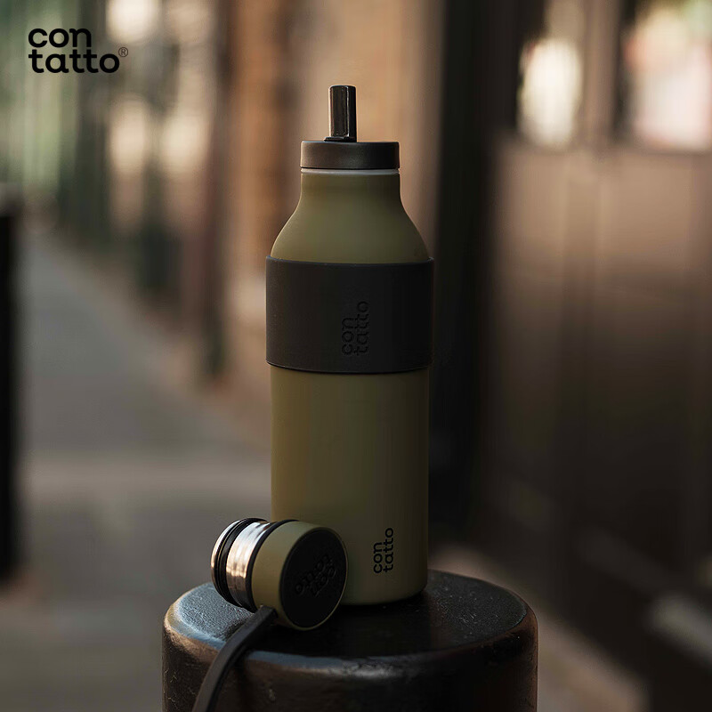 吉姆蓝杰contatto吉姆蓝杰车载运动不锈钢保温杯男士户外杯子男生颜值水杯 探险家500ml可定制