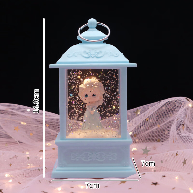 迪士尼音乐盒八音盒莎莎公主发光水晶灯女生儿童小女孩闺蜜十岁生日