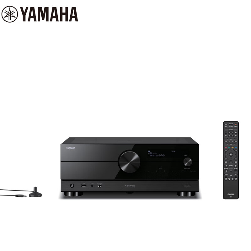 雅马哈（Yamaha）RX-A2A 音响音箱家庭影院7.2声道AV功放机 DTS:X 蓝牙WIFI Dolby Atmos 黑色