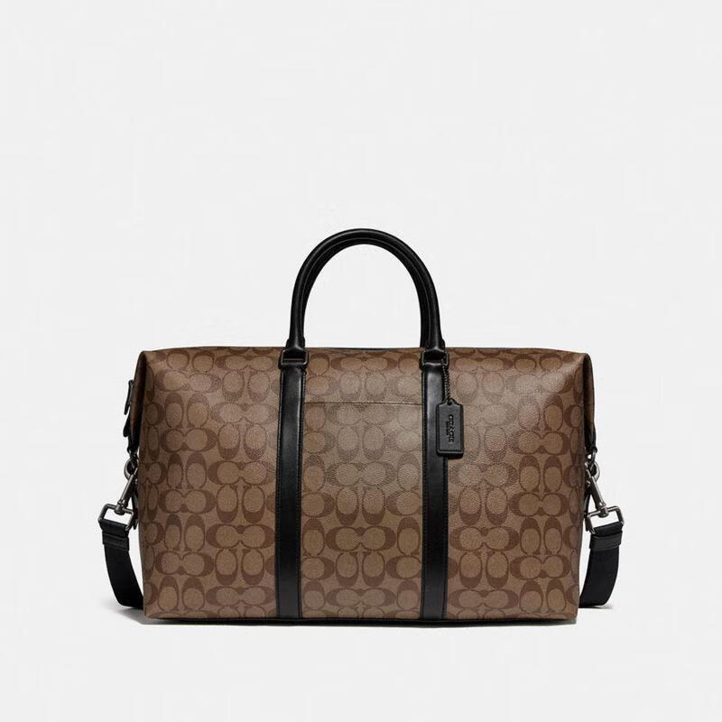 蔻驰(coach)coach蔻驰trekker 经典标志提花 男士大容量手提旅行包