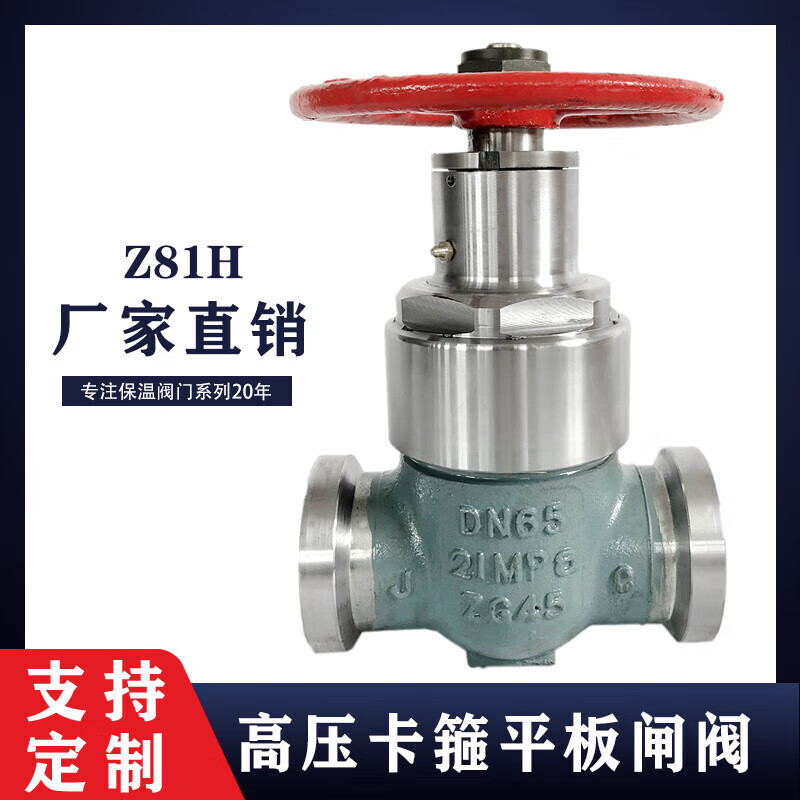 会会侠油田井口卡箍闸阀z83y高压铸钢z81h套平板硬密封dn65支持非标
