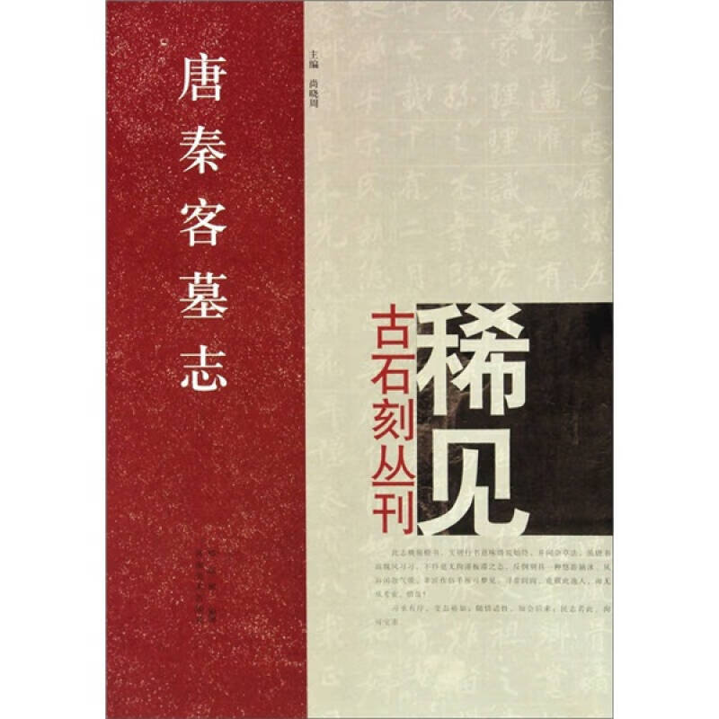 【正版现货】唐秦客墓志 稀见古石刻丛刊