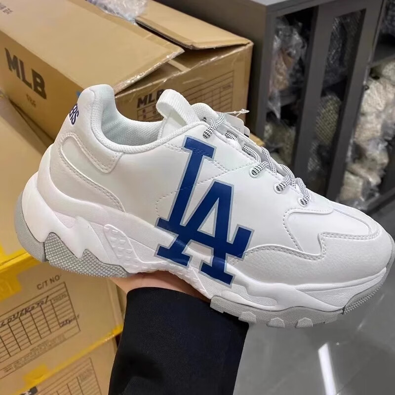 mmlb老爹鞋增高女鞋复古老花厚底小白男鞋情侣鞋ny百搭休闲运动鞋子