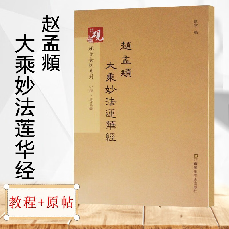 【教程+原贴+可平摊】赵孟頫大乘妙法莲华经 小楷字帖 放大正版书法字帖历代碑帖 硬笔毛笔繁体字