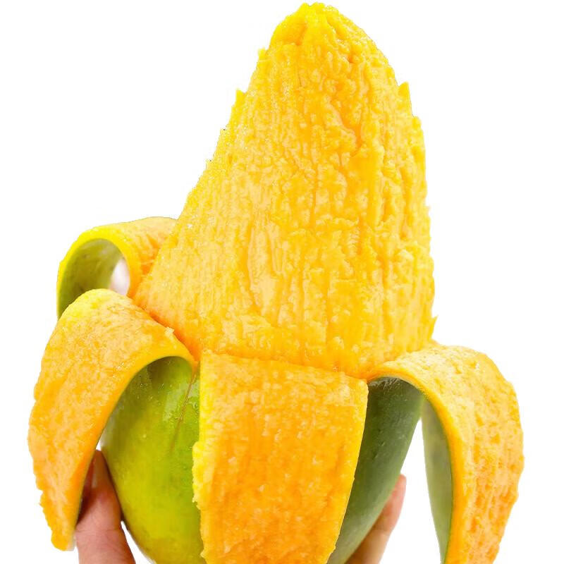 颜小荭 越南大青芒 大芒果约400g起  青皮芒 可生吃当季热带时令水果 严选4.5-5斤大果
