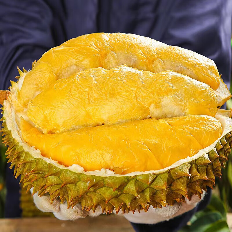 【A+级】泰国金枕榴莲整个新鲜带壳进口金枕14斤一箱榴莲30斤顺丰 金枕3-4斤【1个装】单果包3-4房