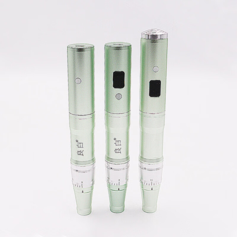 秋芙堂纳米电动微针仪器美容院mts导入飞梭针头中胚层微晶笔 时尚绿