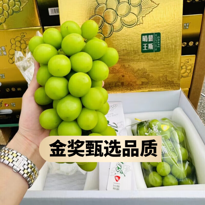 千朵云正宗慕斯晴王葡萄礼盒装5斤新鲜水果阳光玫瑰葡萄香印青提顺丰