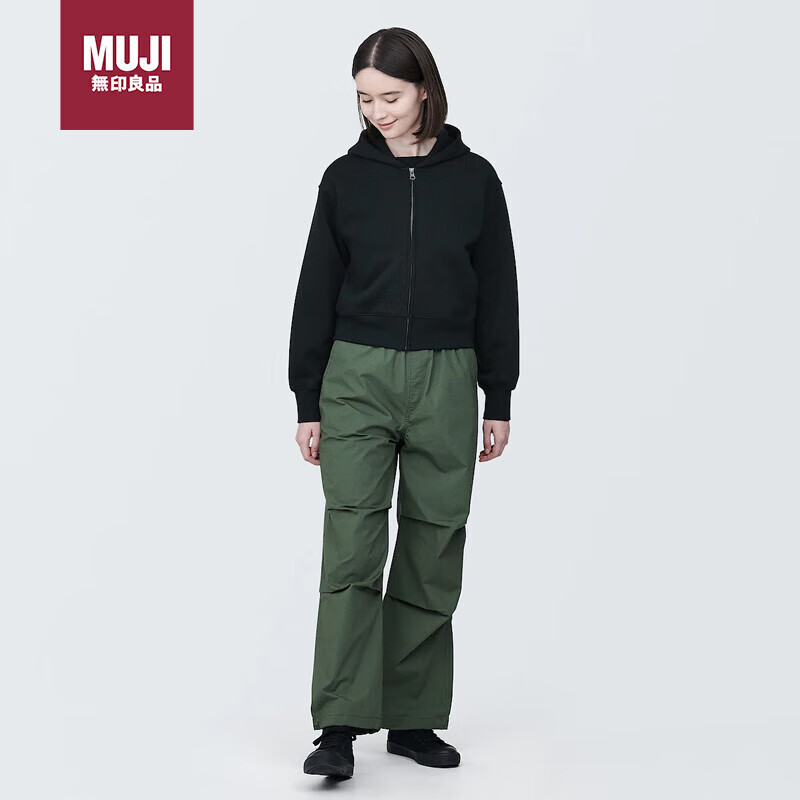 ��ӡ��Ʒ��MUJI��Ůʽ ���ܱ�֯ �˶��� ���� ŮʿŮ�� ��ɫ-��ñ XL 