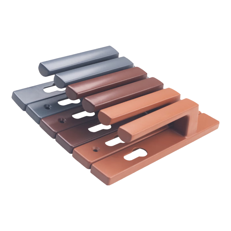 堅朗(KIN LONG)堅朗門鎖配件塑鋼門把手85106門鎖斷橋鋁合金平開門把手50mm70mm5 黑色