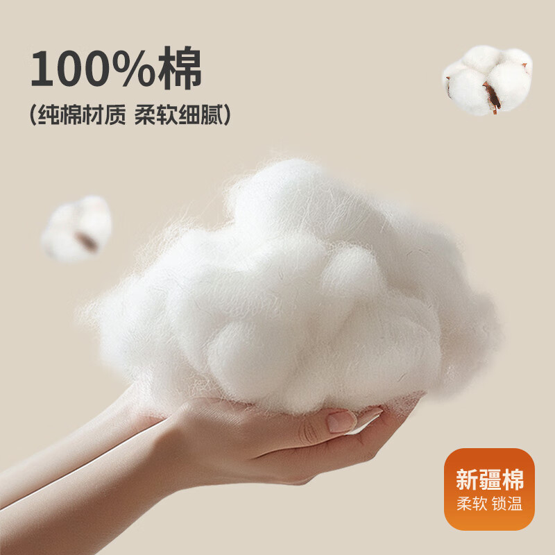 洁丽雅男士保暖内衣套装女纯棉舒适保暖加厚秋衣秋裤防寒绵柔打底保暖衣 女士黑色 女码L(100-120斤)