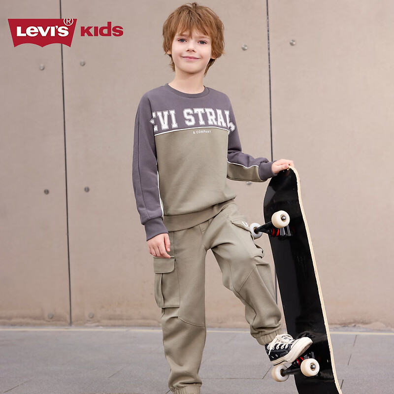 Levi's��ά˹��ͯ��װ��Ůͯ��װ�＾�¿���ͷ���³���2�����·� �����ɫ 110 /56 ����������104-110cm�� 197.85Ԫ