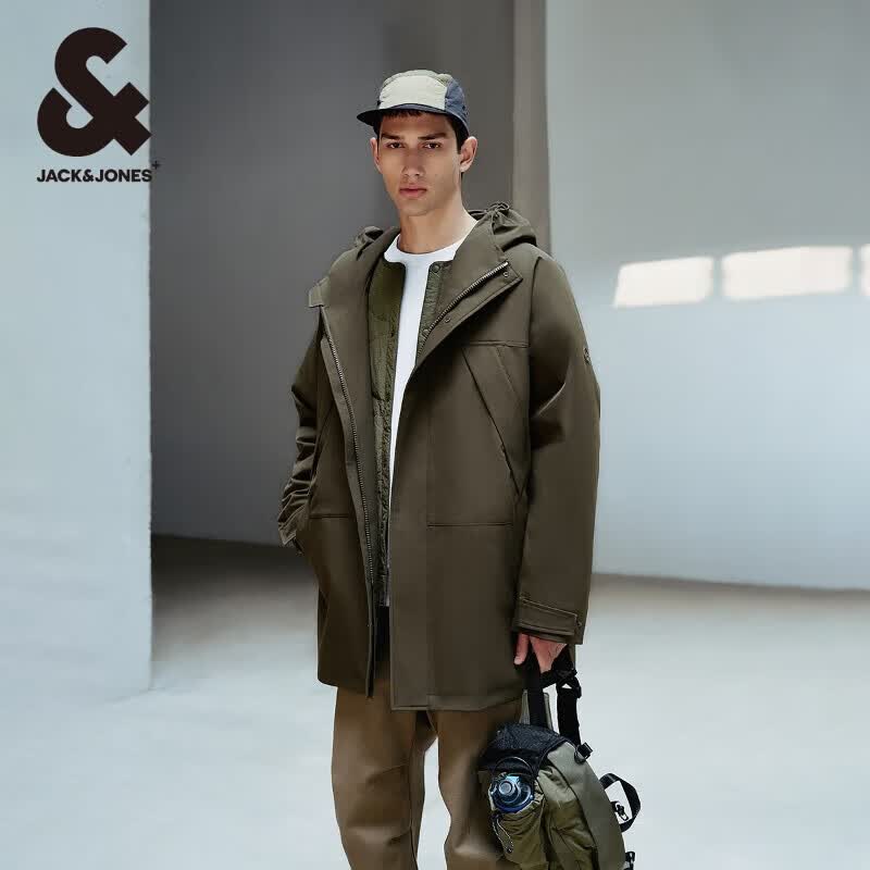 杰克·琼斯(JACK&JONES)男士外套合集 225121031葡叶绿 常规 M