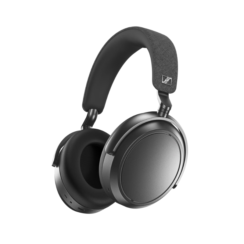 森海塞爾MOMENTUM4真無線頭戴式藍(lán)牙耳機(jī)大饅頭四4音樂木饅頭生日開學(xué)禮七夕禮物禮品Accentumplus游戲耳機(jī) 大饅頭4代【石墨灰】-自適應(yīng)降噪