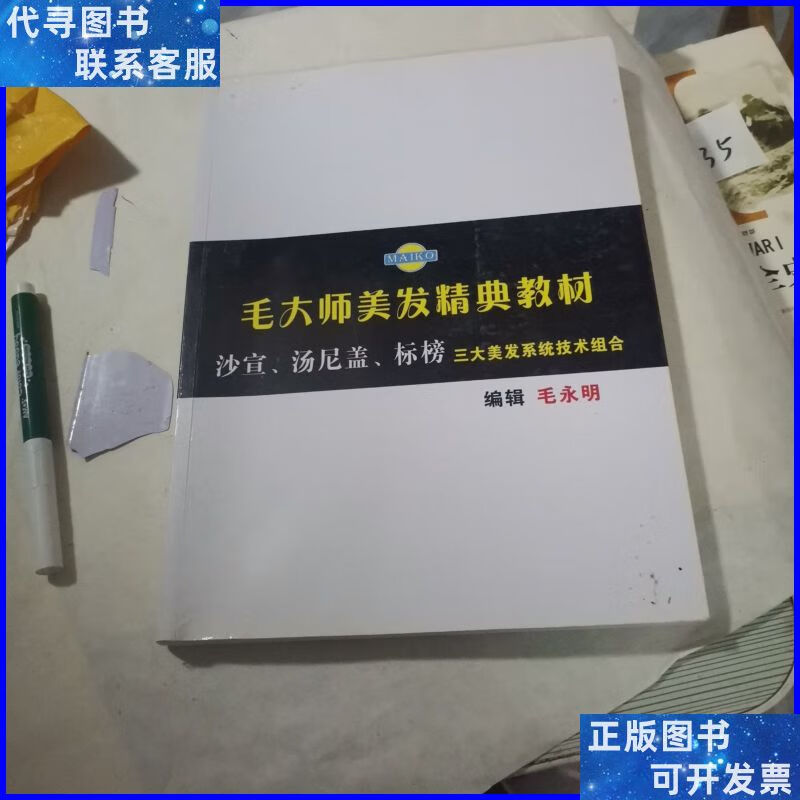 毛大师美发精典教材 毛永明二手书