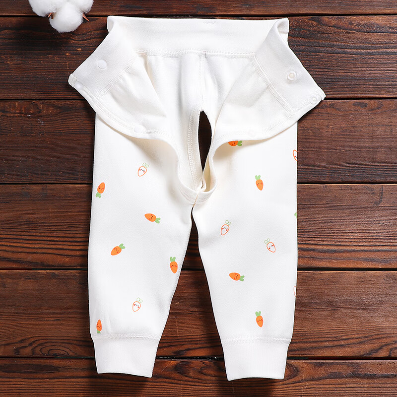 承承虎新生婴幼儿开裆裤3个月6个月婴儿男宝宝女宝宝贴身裤子舒绒暗扣