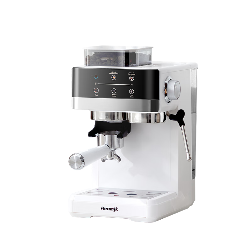 AEOMJK冷萃咖啡机研磨一体机半全自动 2min速萃强劲奶泡咖啡机CM5520  813.45元(含国补)