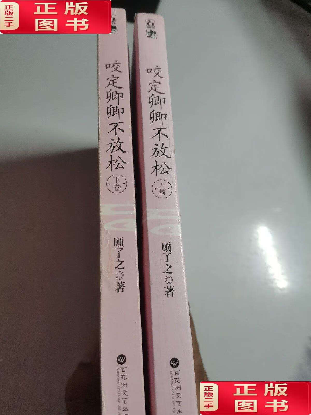 【二手9成新】咬定卿卿不放松·上下卷 /顾了之 百花洲文艺