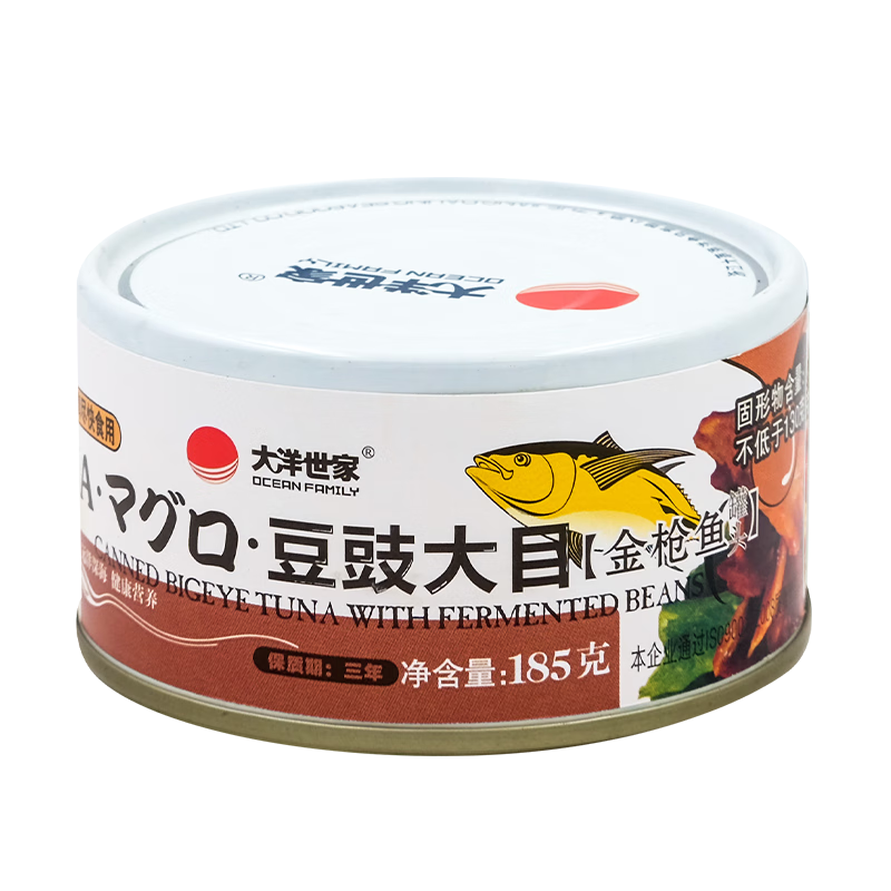 �������� OCEAN FAMILY������Ŀ��ǹ���ͷ185g��װ��ʳɳ���ͽ�Ӫ������ ����ζ��Ŀ��ǹ�� 185g*4�ޡ��������130g�� 27.7Ԫ