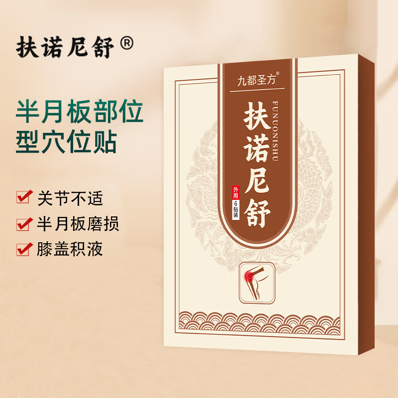 【药房直售】扶诺尼舒贴 扶诺尼舒半月板修复积液滑膜关节 一盒