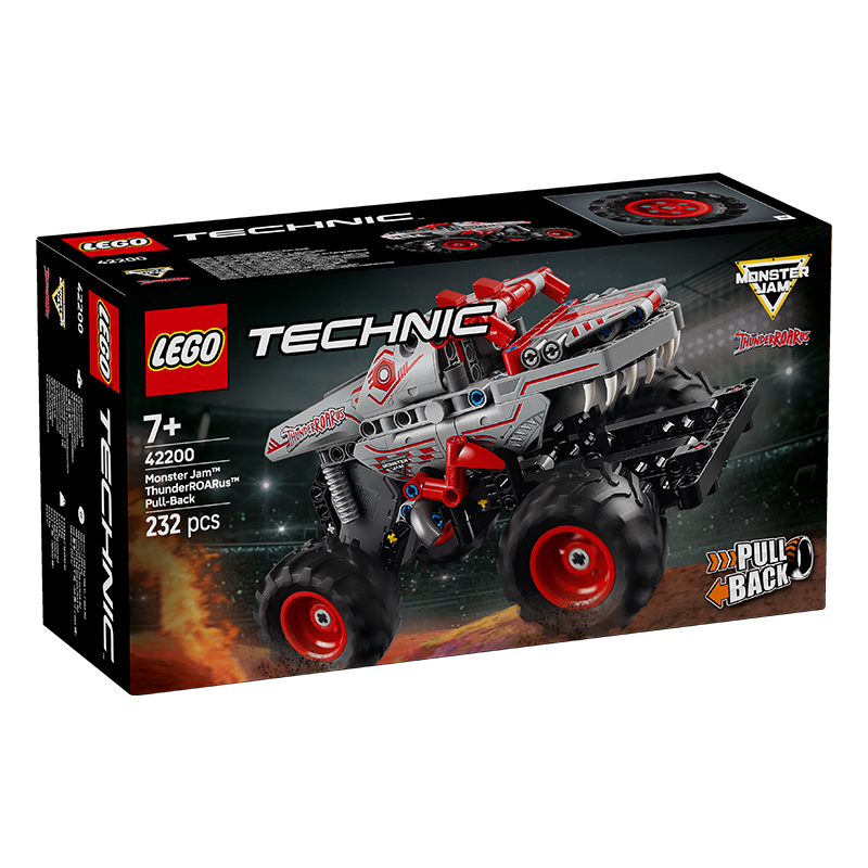 乐高（LEGO）积木拼装机械组系列42200 雷霆巨兽回力车男孩儿童玩具生日礼物