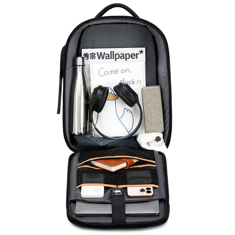 双肩多功能摄影包防水大容量专业单反相机包稳定器电脑无人机背包 黑色