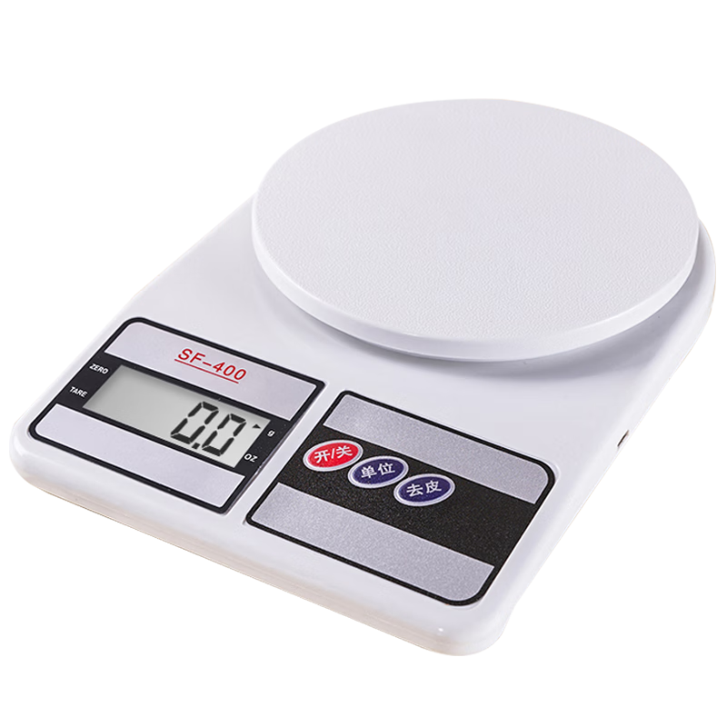 PLUS包邮：厨房电子秤家用小型烘焙克称高精度称重食物秤克数秤中药玉石金属 【电池款】量程10kg/精度1g-赠两节7号电池