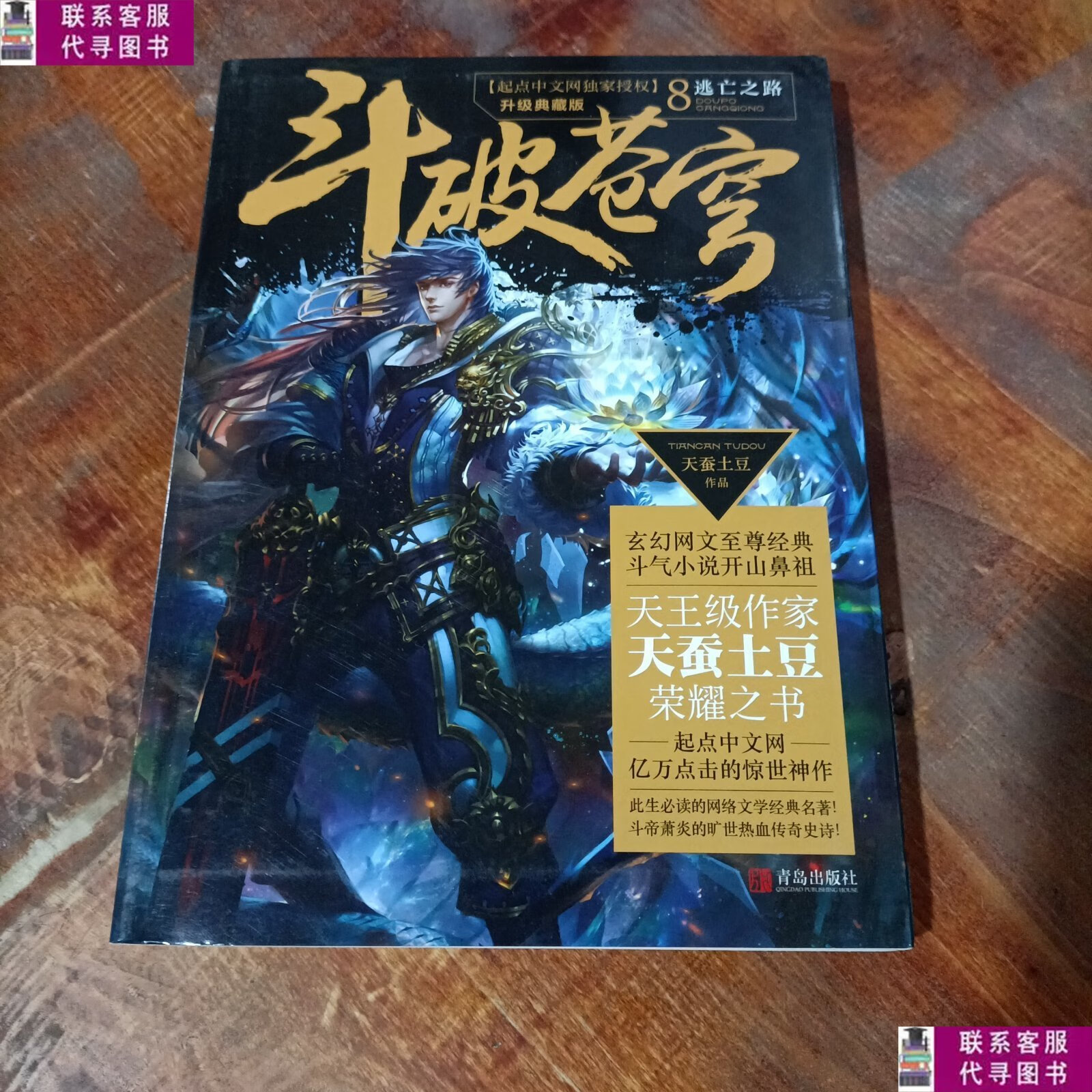 【二手9成新】斗破苍穹8 逃亡之路(升级典藏版). /天蚕土豆 青