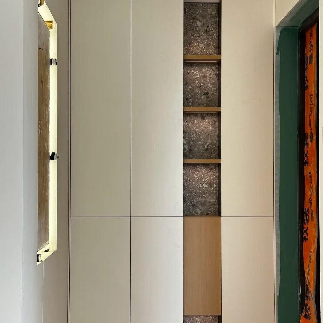 佐拉丽卧室走入式衣帽间全屋定制衣柜门一门到顶整体家装轻奢家具