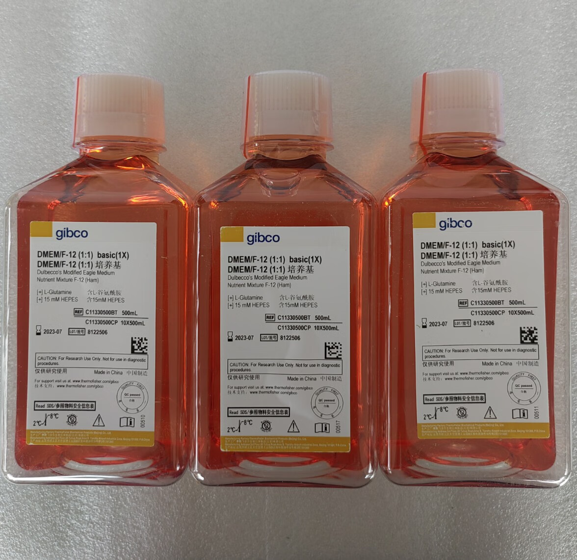 gibcodmem/f-12(1:1)c11330500btdmem/f12培养基原装 1瓶单价