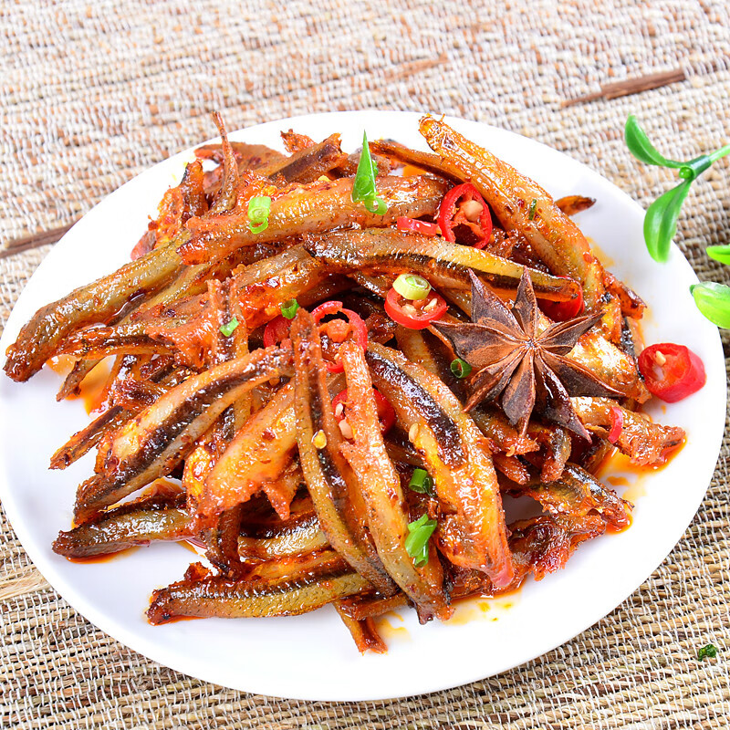 乡乡嘴小鱼仔即食毛毛鱼零食香辣小鱼干湖南特产休闲零食小汁鱼小吃 【混合味】20包140g