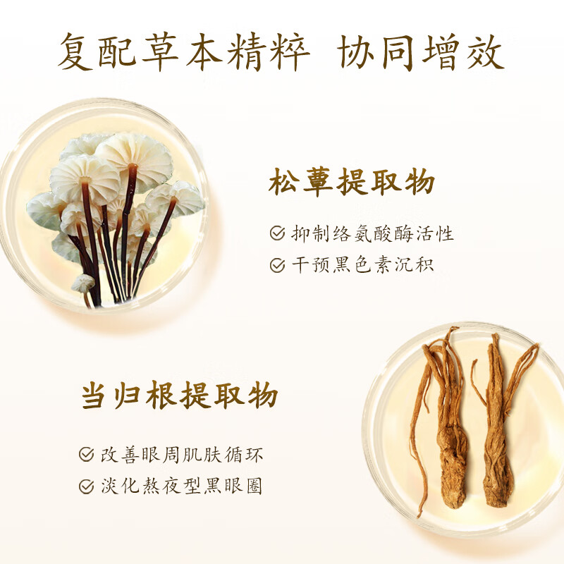 马应龙八宝马应龙眼霜精华套装滚珠精华淡化眼袋眼霜保湿新年礼物 紧致眼霜精华套装