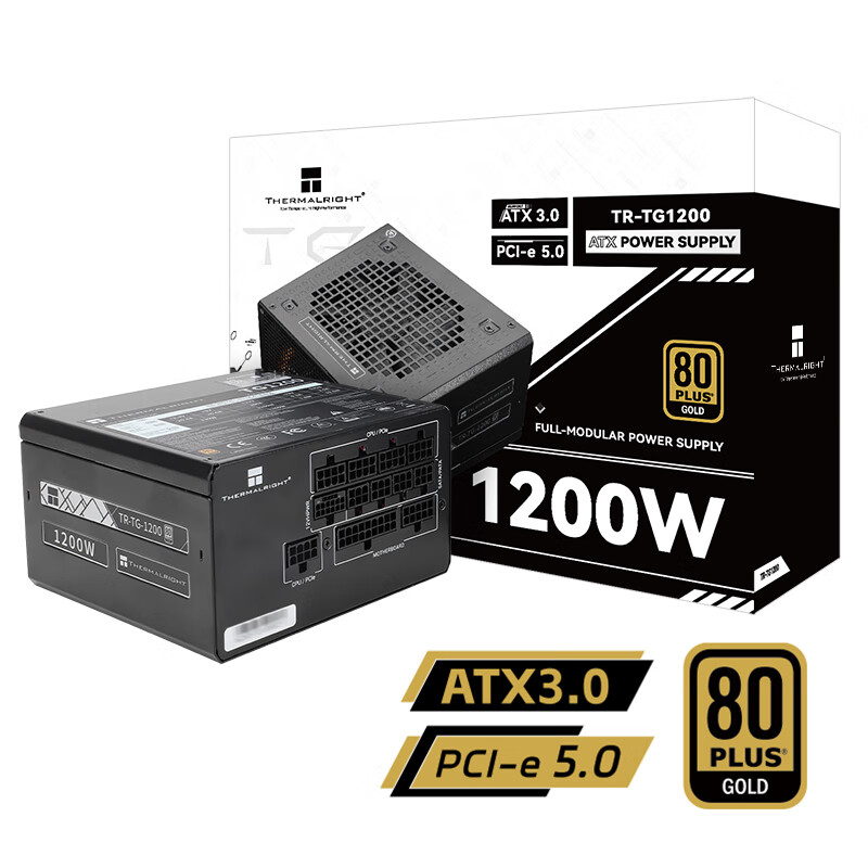 Thermalright/���� TR-TG1200 ����ȫģ�� ATX3.0��Դ 1200W TR-TG1200�� 489Ԫ