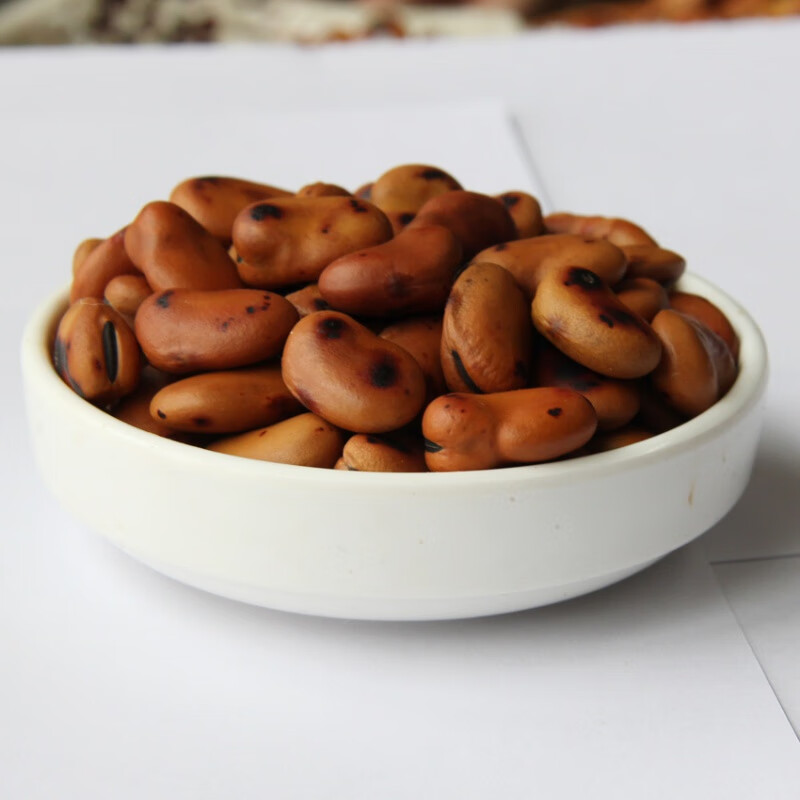 零食250gx4袋散装干炒胡豆即食铁硬原味炒馋豆炒货 铁板蚕豆250克x4袋