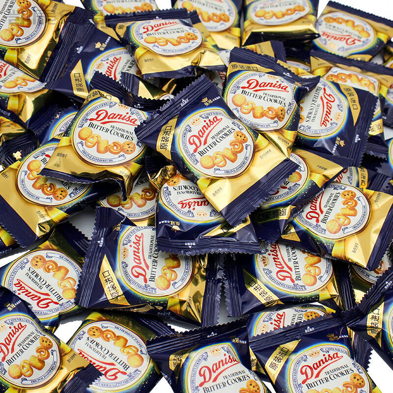 皇冠（danisa）曲奇餅干12g散裝進(jìn)口黃油丹麥風(fēng)味多規格獨立便攜包裝 *30包【獨立包裝】 12g