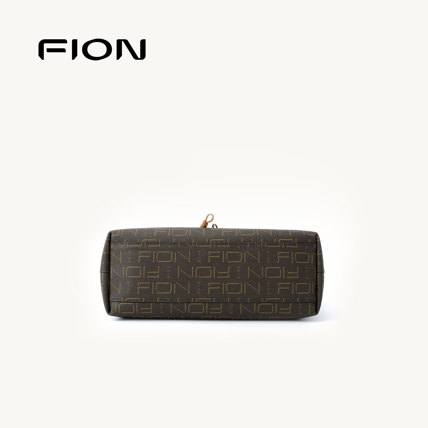 菲安妮(FION)包包女包205新款米奇系列托特包经典老花女士单肩包 圣诞礼物 啡/棕