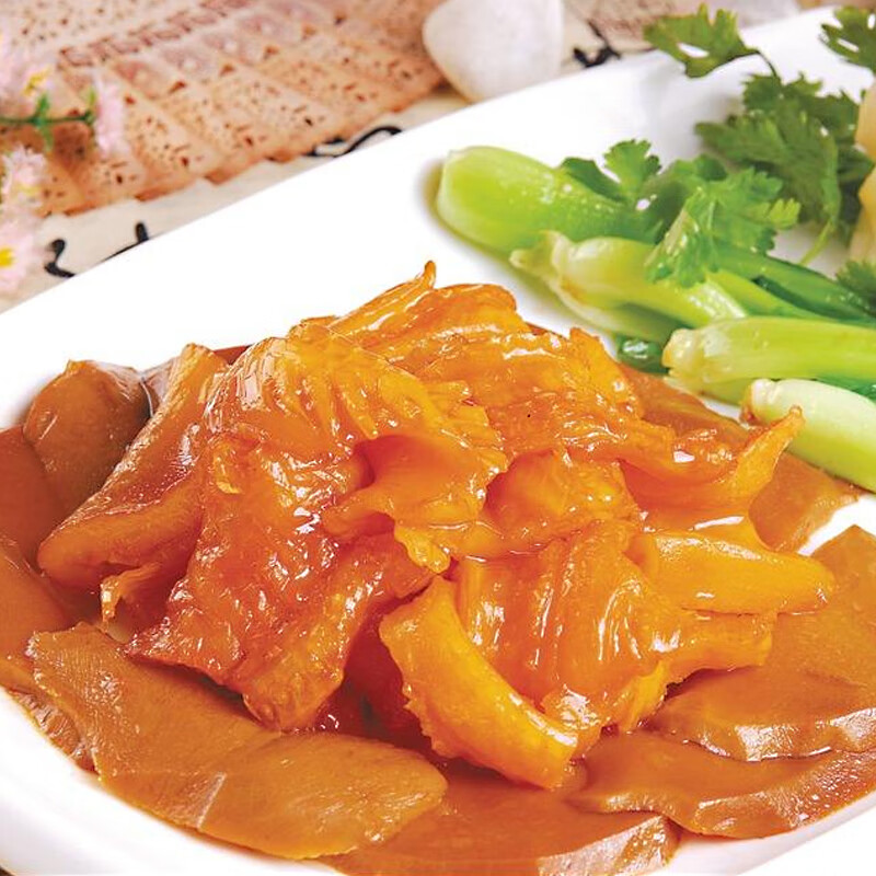 宜享健康冷冻鱼唇即食海鲜鱼皮已泡发佛跳墙材料八珍鱼唇宴会酒店用品