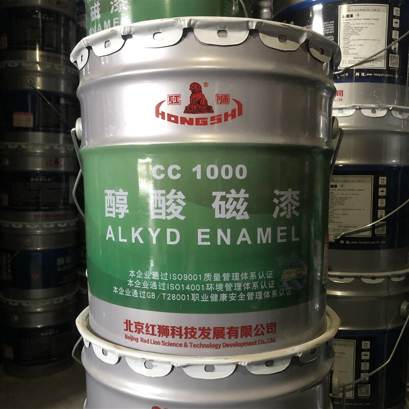 醇酸调和漆防锈漆户外金属栏杆钢铁铝合门窗木器家具油漆 清漆透明 0.