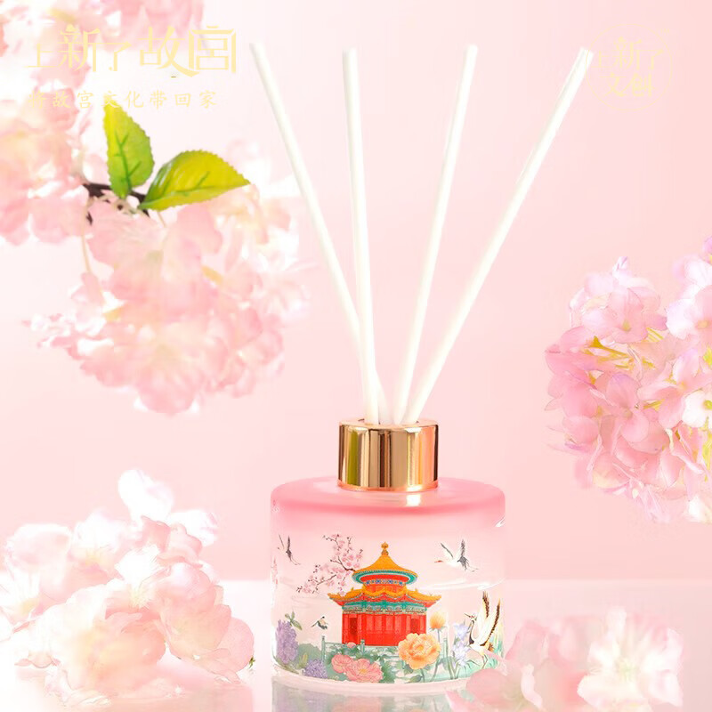 上新了文创 【临期清仓】故宫香薰蜡烛套装无火香薰 精油扩香器送女友 青箬碧雨无火香氛-效期至26年8月