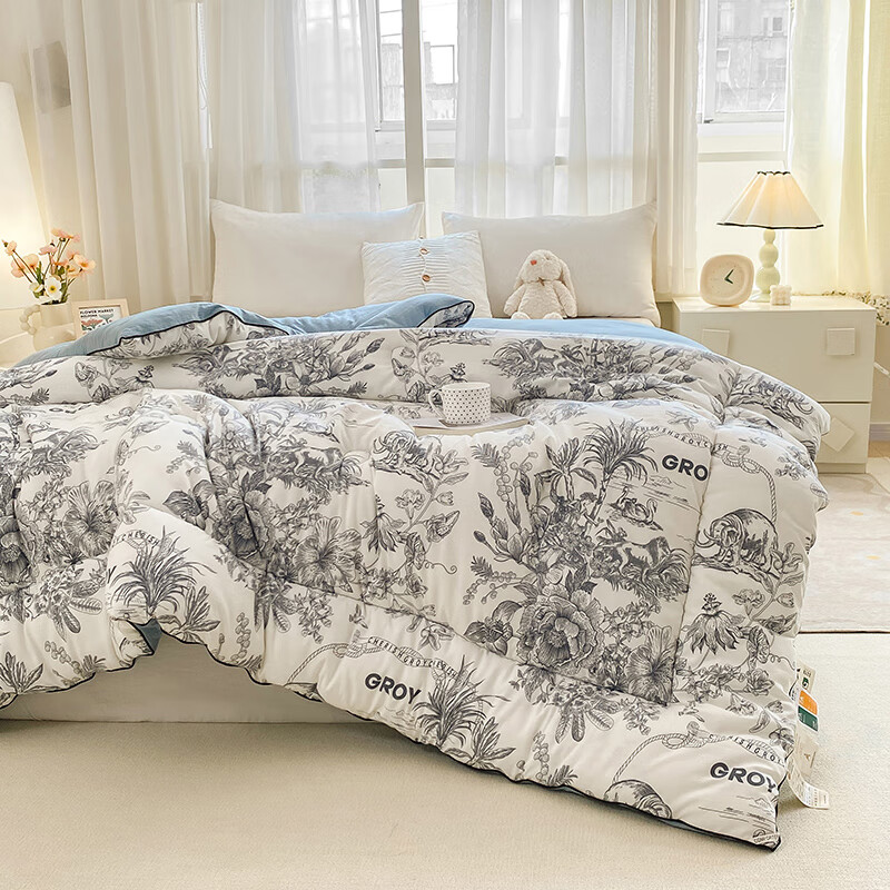 匹鲁儿童被子A类四季抗菌春秋被冬季加厚学生宿舍家用床上保暖被子 格罗伊（7A抗菌） 150*200cm（3斤）