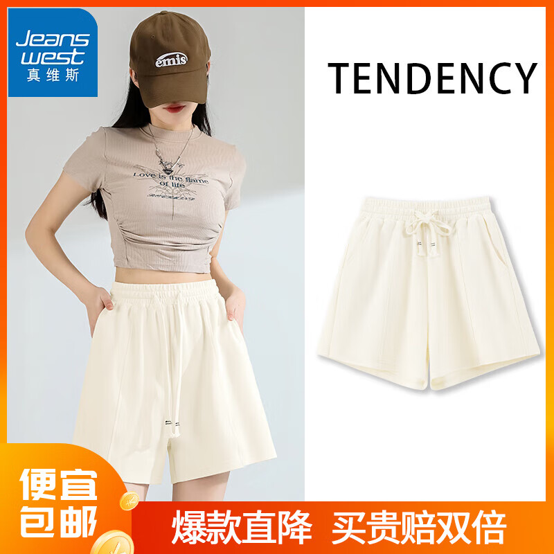 ��ά˹��ظ���΢��A���ζ̿�Ů�ļ�2024���¿��ܲ������˶������ֿ� ��-��ɫ XL