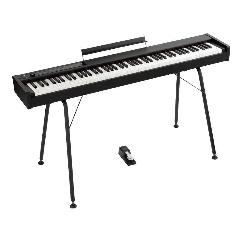 科樂格（KORG）D1緊湊型智能電鋼琴RH3日產(chǎn)琴鍵舞臺便攜88鍵電子鋼琴 D1黑色+VX50KB音箱