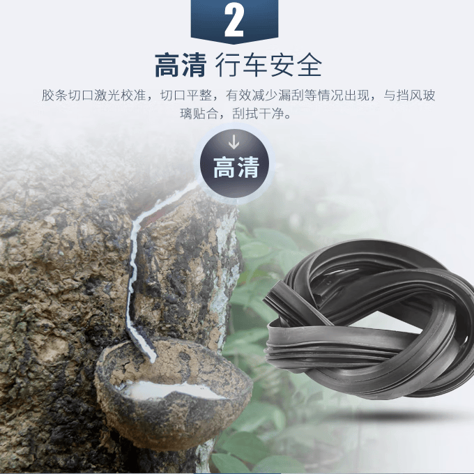 洁威达本田雨刮器胶条原厂原装尺寸雨刷条 前雨刮胶条一对 凌派/12至18款